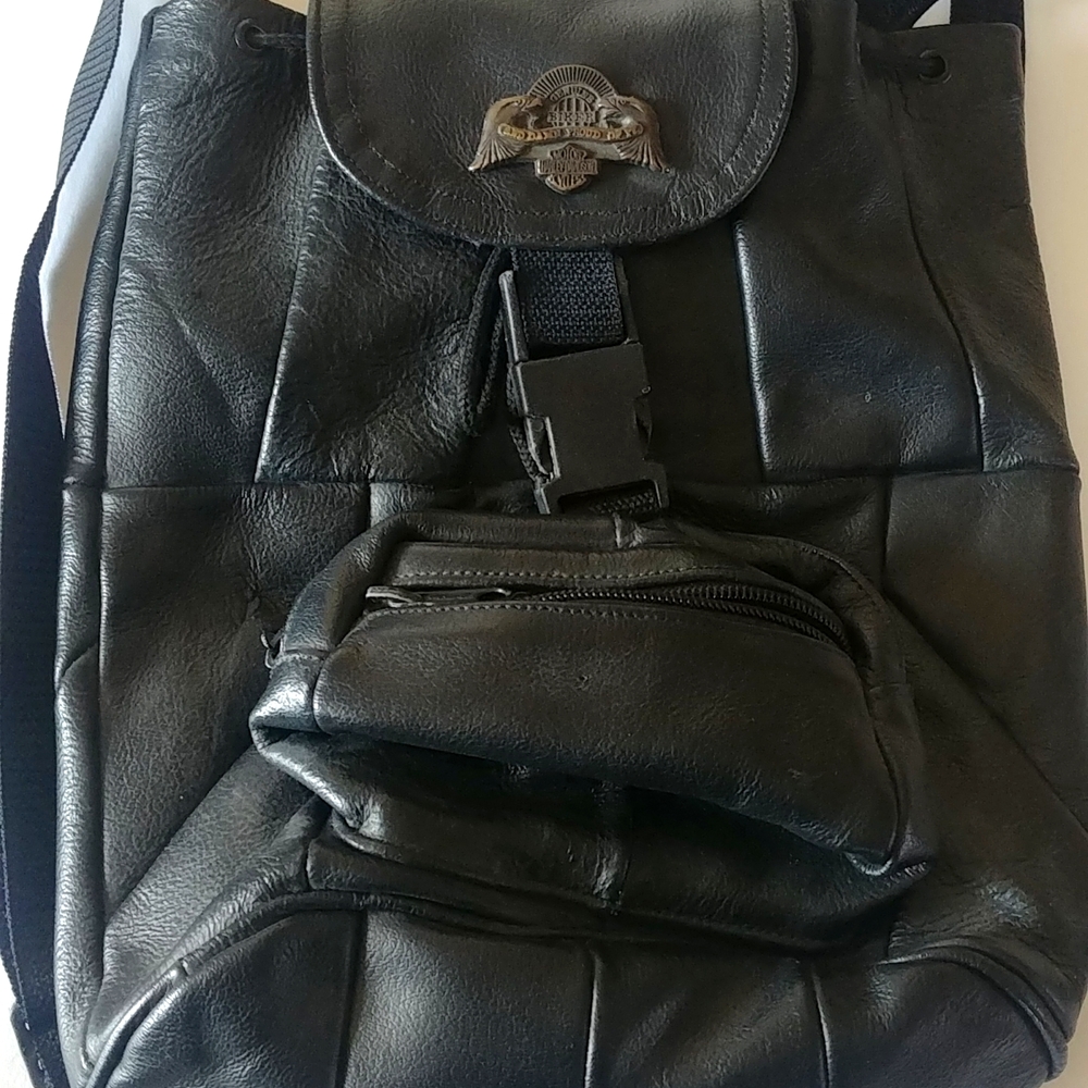 Harley Davidson Leather BackPack